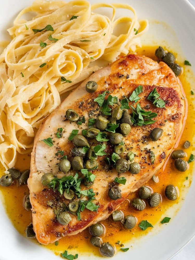 Chicken Piccata with Lemon and Capers Recipe