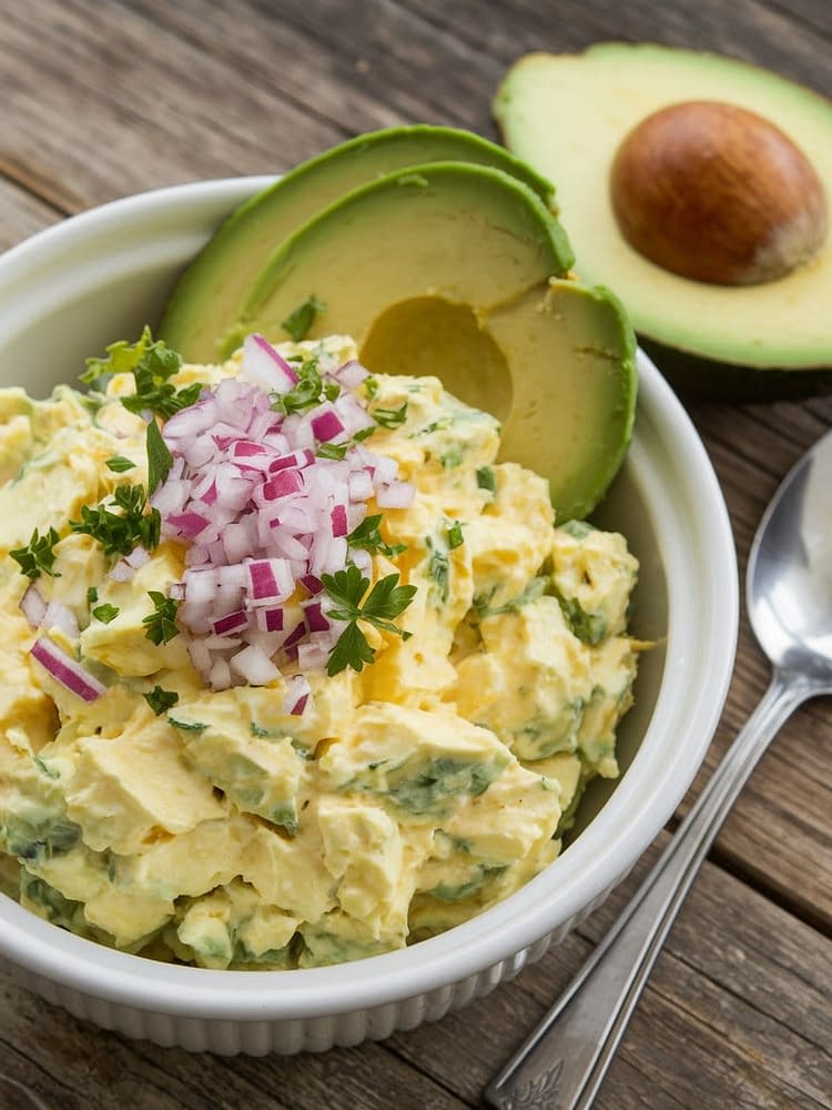 Keto Avocado Egg Salad Recipe