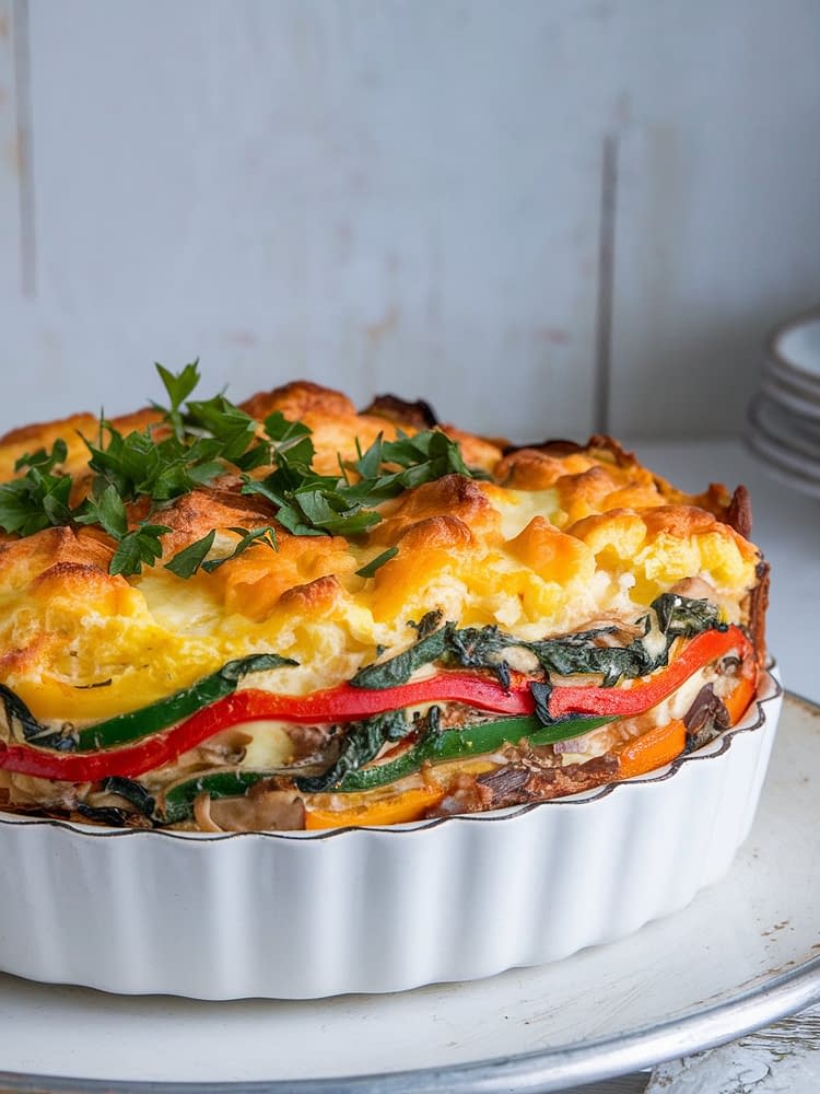 Veggie-Loaded Breakfast Casserole Recipe