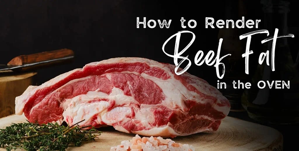 How to Render Beef Fat in the Oven