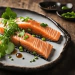 salmon Garnishing and presentation techniques