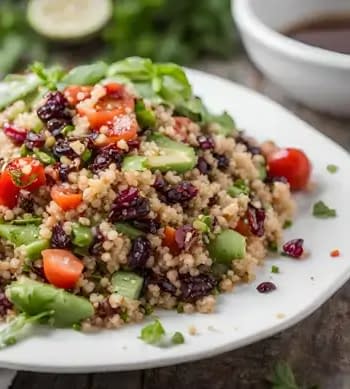 Quinoa Salad with Balsamic Vinaigrette