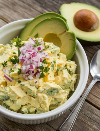 Keto Avocado Egg Salad Recipe