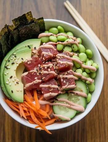 Spicy Tuna Poke Bowl Recipe