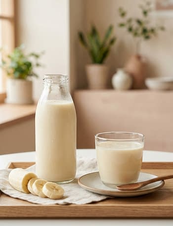 banana milk Recipe