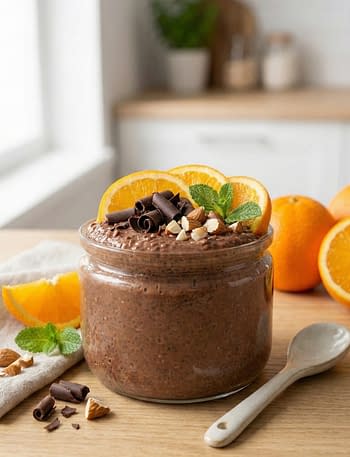 chocolate orange chia pudding