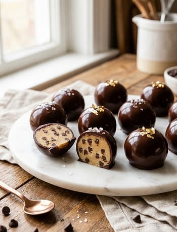 Chocolate Chip Cookie Dough Truffles