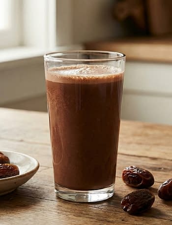 Date Sweetened Chocolate Milk