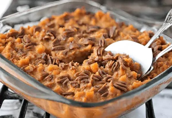 prepare casserole for heating