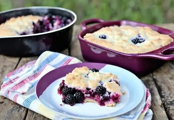 Cooking the Cobbler Cake Mix