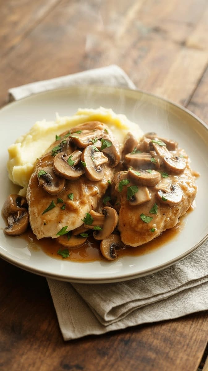 Slow Cooker Chicken Marsala Recipe - Petite Panini