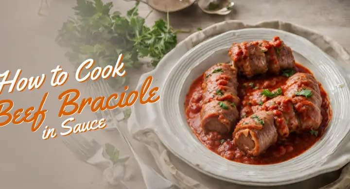 How to Cook Beef Braciole in Sauce