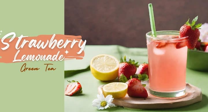 Strawberry Lemonade Green Tea
