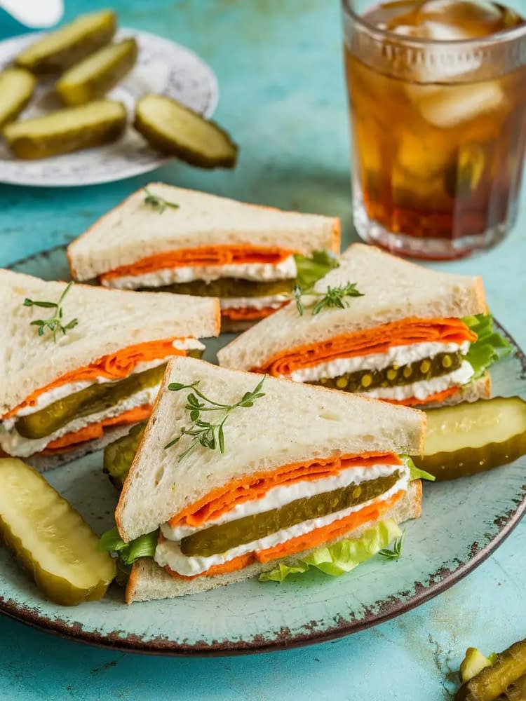 Crunchy Pickle Sandwich Recipe