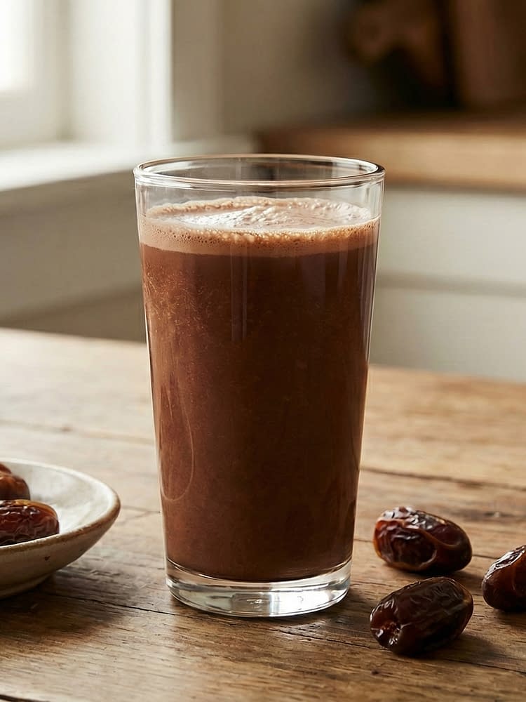 Date Sweetened Chocolate Milk