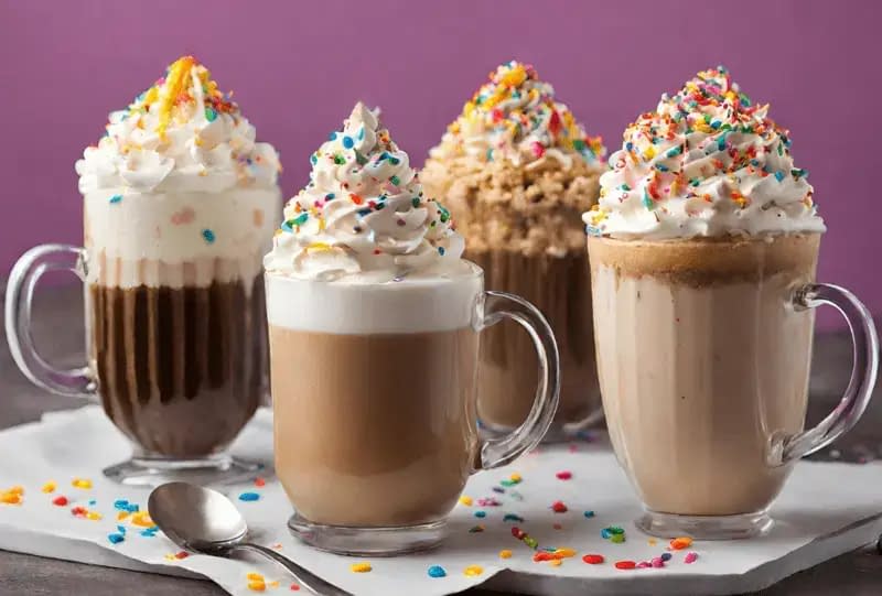 Variations Ideas to customize the Birthday Cake Latte recipe