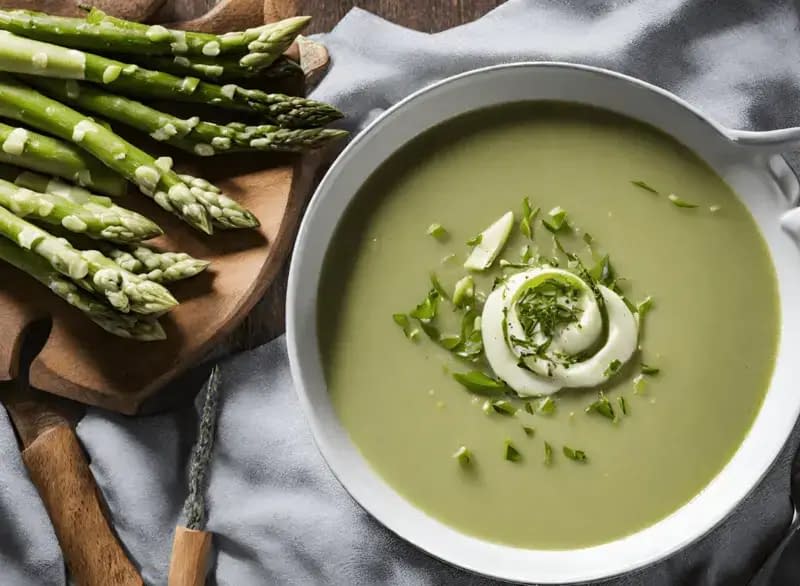 Asparagus Artichoke Soup Flavor Enhancements