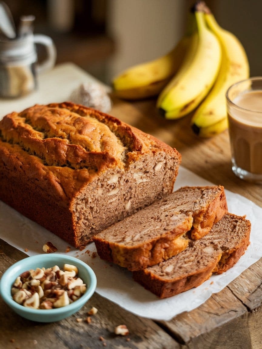 Almond Flour Banana Bread Recipe - Petite Panini
