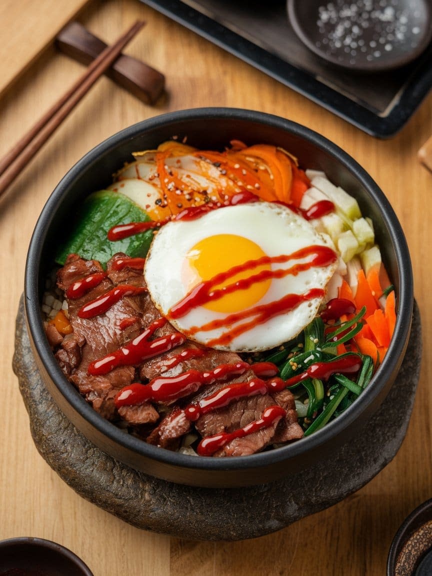 Korean Bibimbap Bowls Recipe - Petite Panini