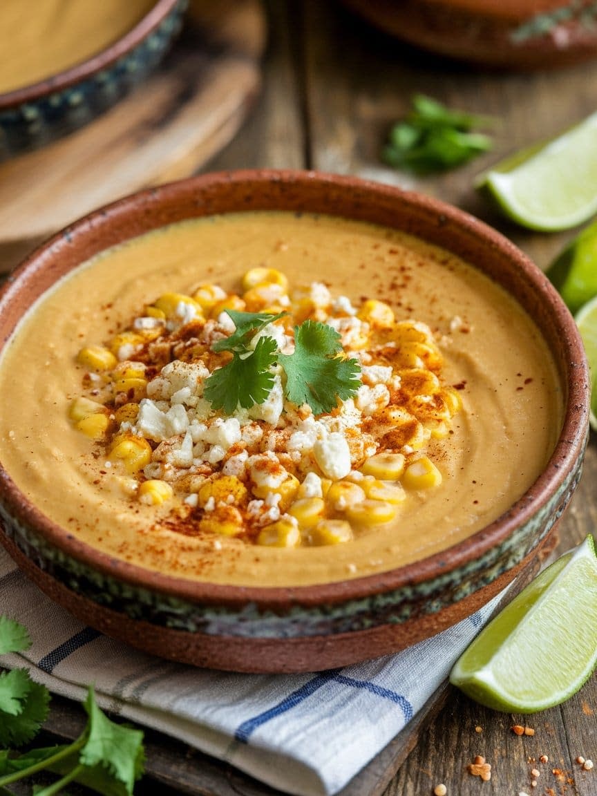 Mexican Street Corn Soup Recipe - Petite Panini