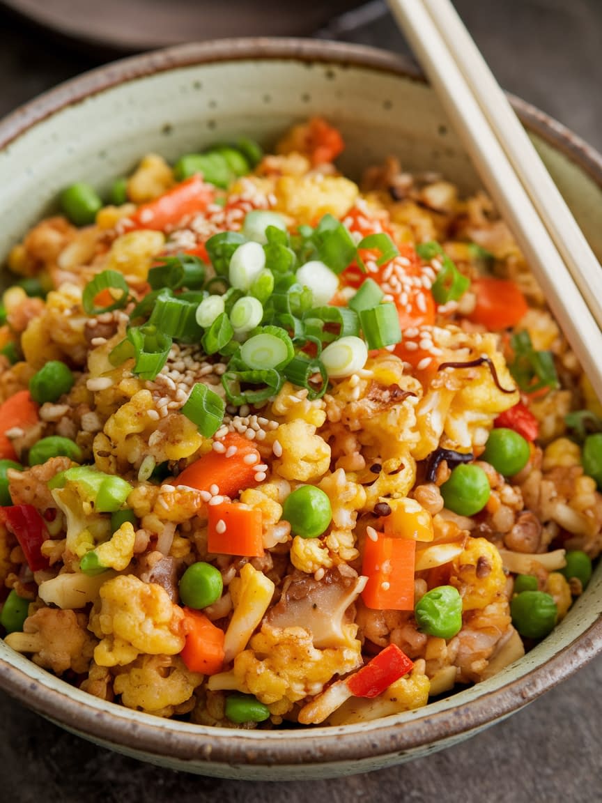 Low-Carb Cauliflower Fried Rice - Petite Panini