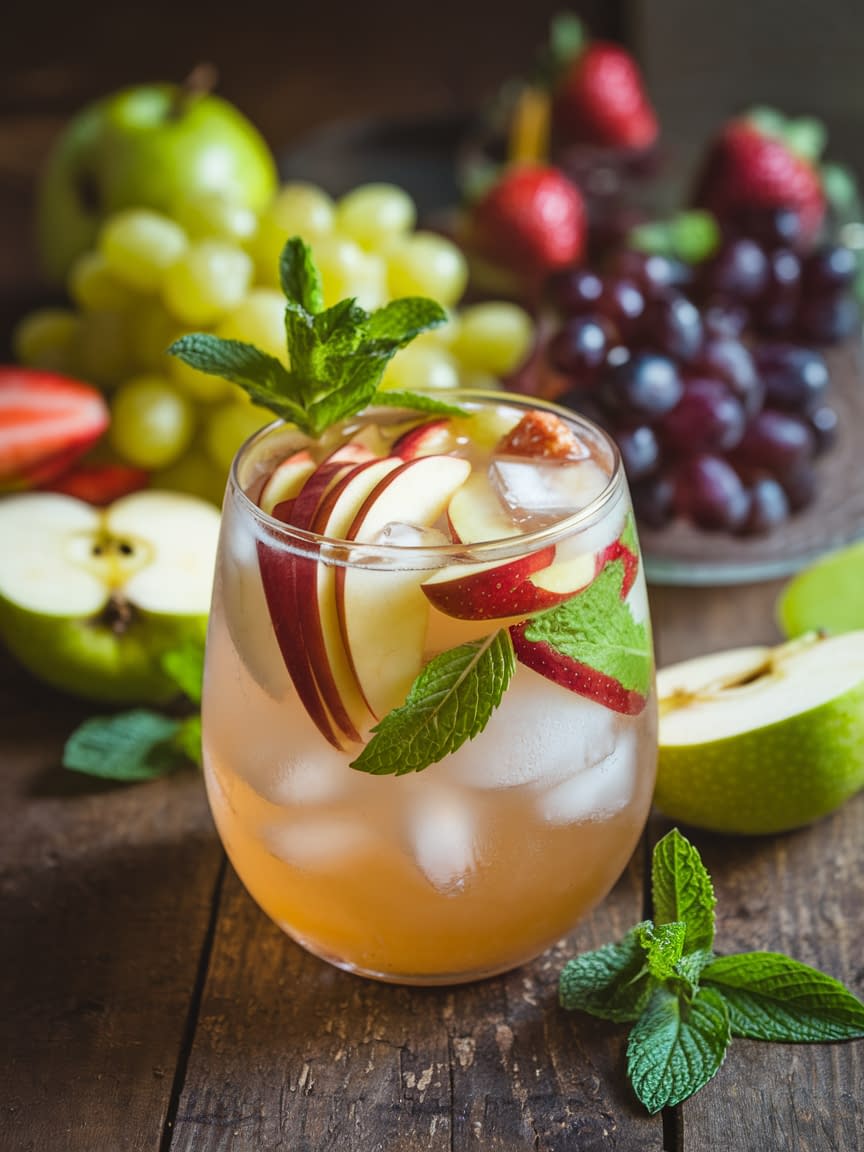 White Vanilla Apple Sangria Recipe - Petite Panini