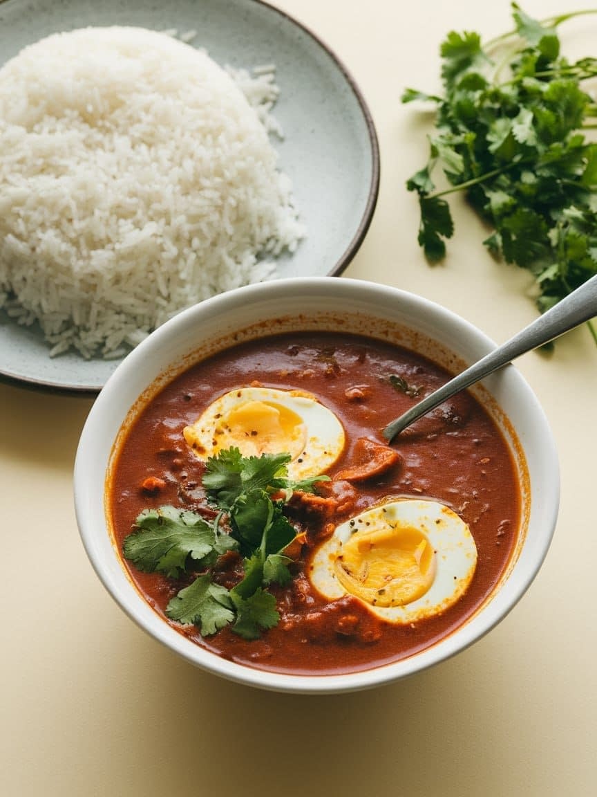 Instant Pot Egg Curry Recipe: - Petite Panini