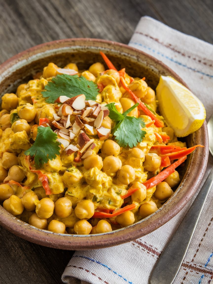 Curried Chickpea Salad - Petite Panini