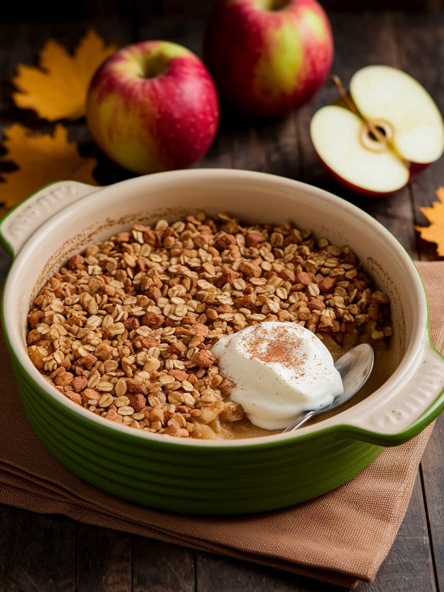 Sugar-Free Apple Crisp Recipe - Petite Panini