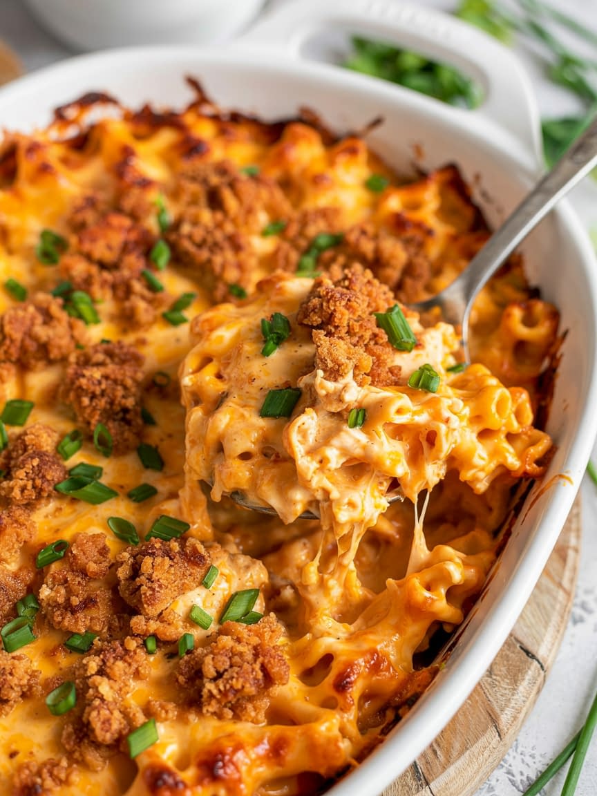 Buffalo Chicken Casserole Recipe - Petite Panini