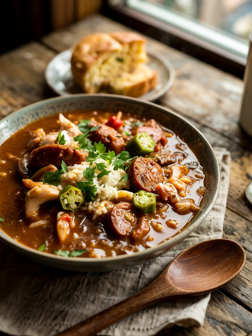 Authentic New Orleans Gumbo Recipe - Petite Panini