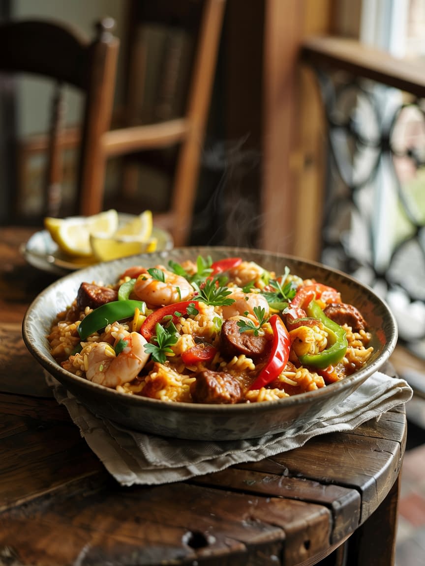 Classic Creole Jambalaya - Petite Panini