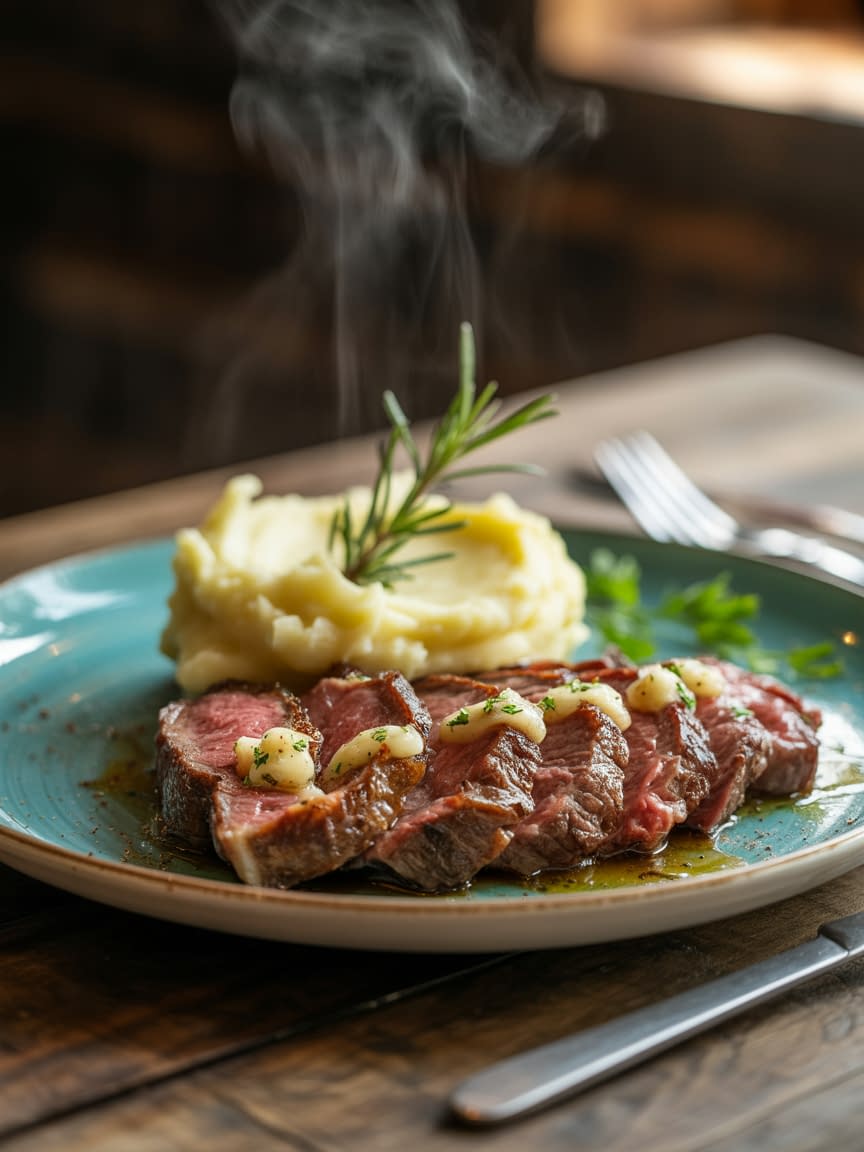 Steak and Mashed Potatoes Recipe - Petite Panini