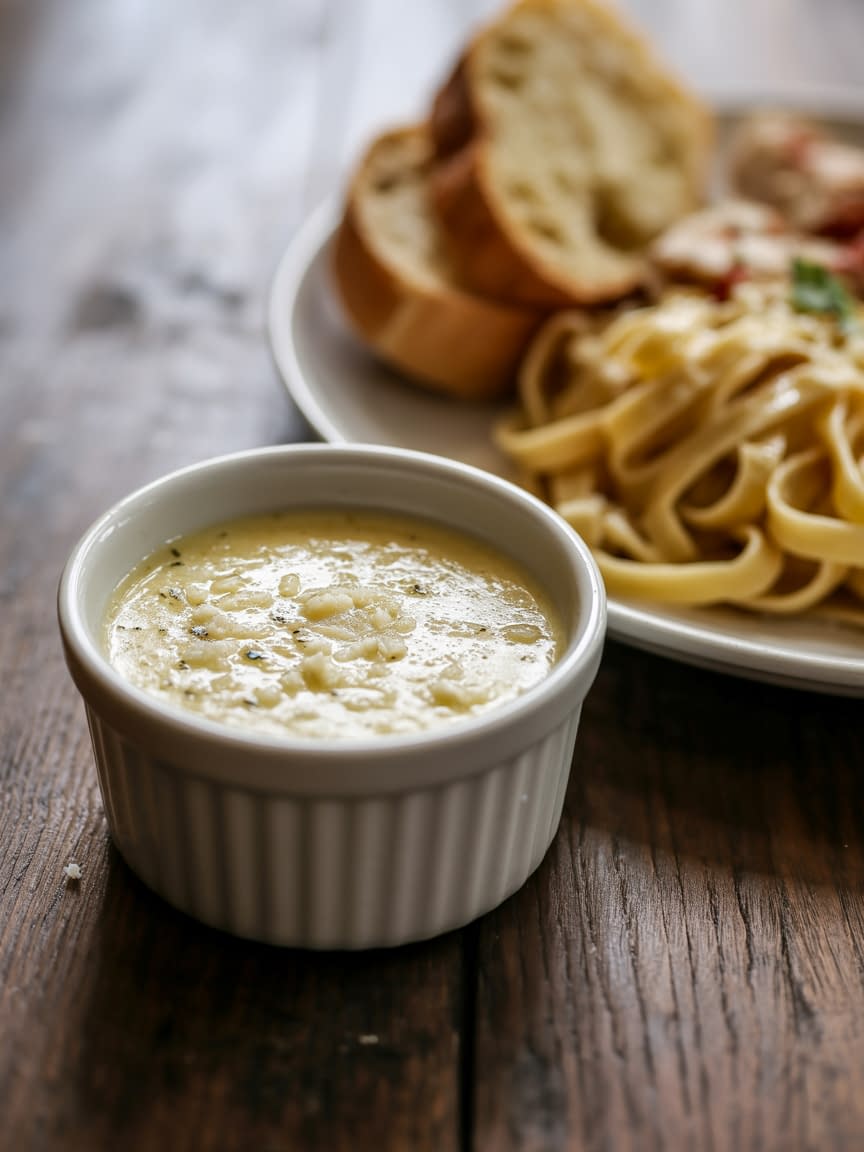 5 Ingredient Creamy Garlic Sauce - Petite Panini