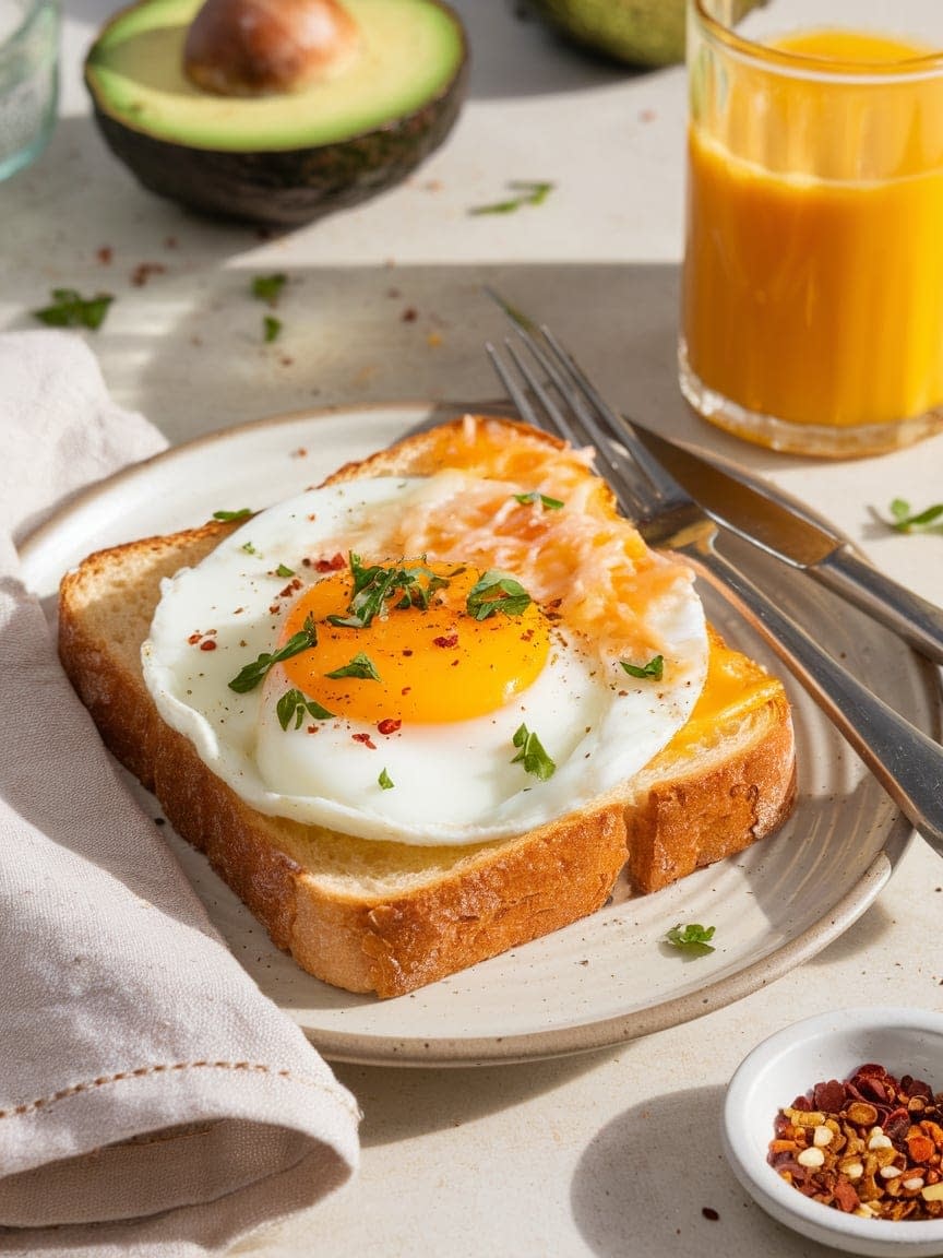 Air Fryer Egg Toast Recipe - Petite Panini