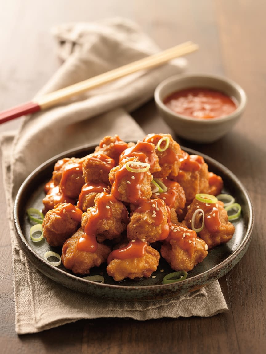 Crispy Bang Bang Chicken Recipe - Petite Panini