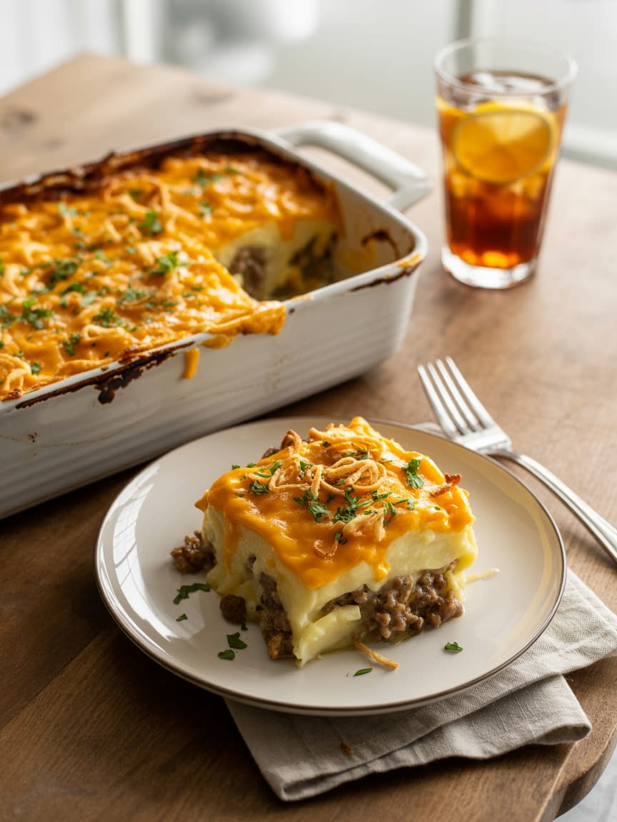 Hobo Casserole Ground Beef Recipe - Petite Panini