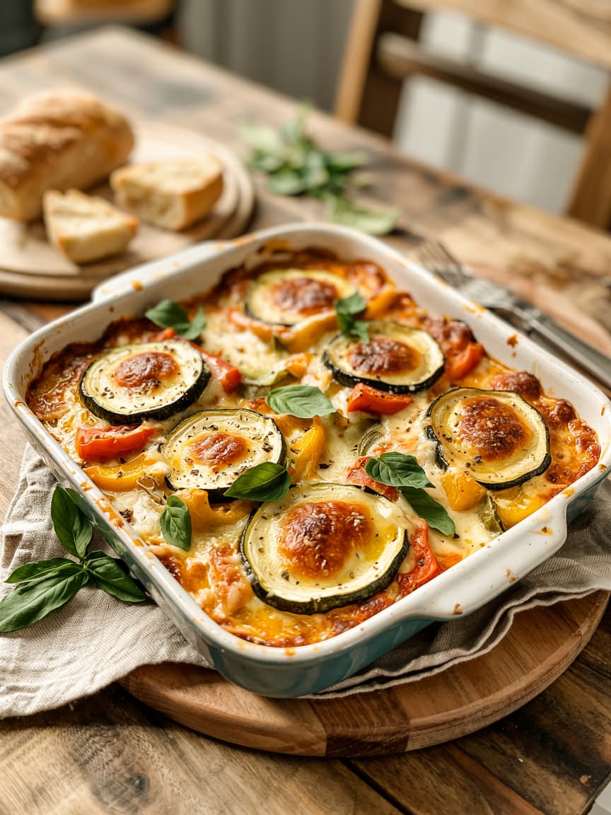 Roasted Veggie Lasagna with Whipped Ricotta Recipe - Petite Panini