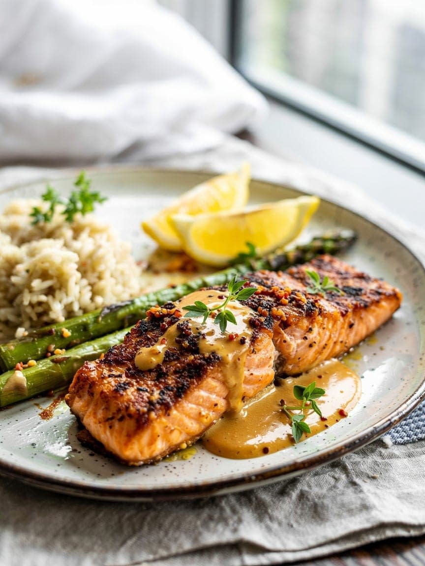 Blackened Salmon with Cajun Butter Recipe - Petite Panini