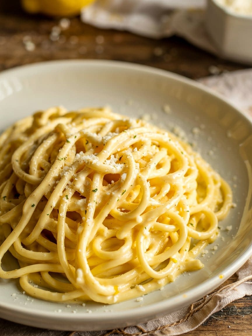 Lemon Ricotta Angel Hair Pasta Recipe - Petite Panini