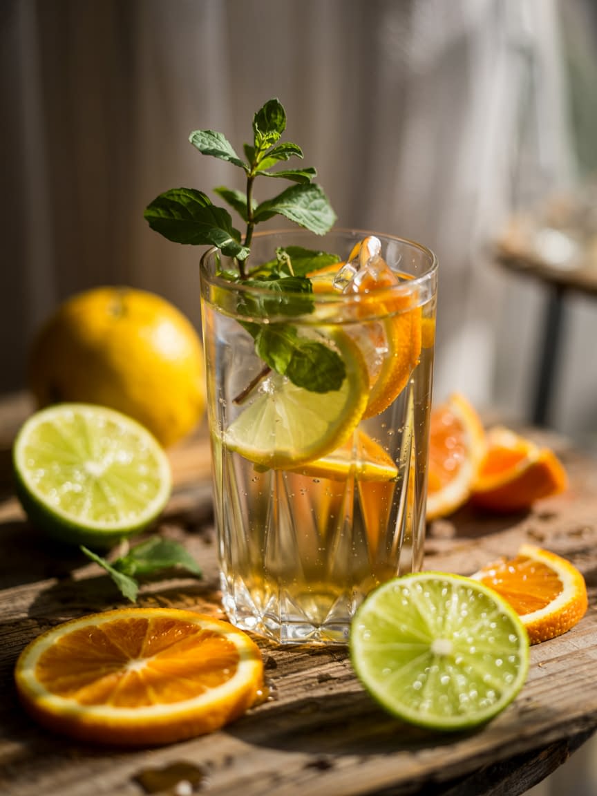 Sparkling Honey Citrus Refresher