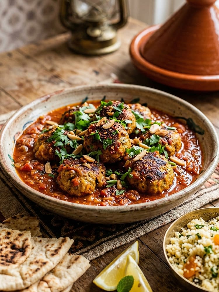 Moroccan Spiced Lamb Meatballs
