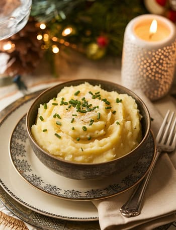 Creamy Garlic Mashed Potatoes Recipe