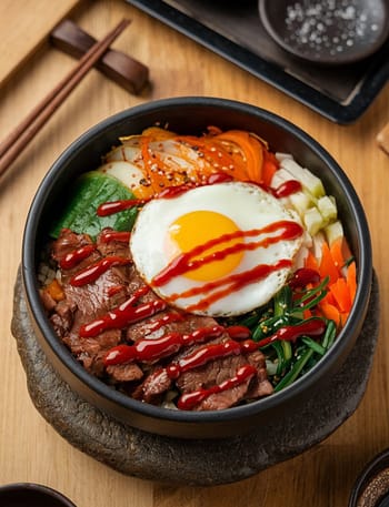 Korean Bibimbap Bowls Recipe