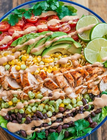 Southwest Chicken Pasta Salad Recipe