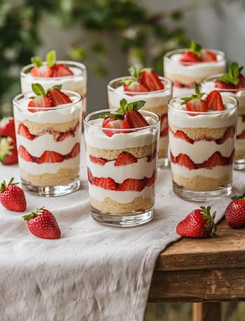 Strawberry Shortcake Trifles Recipe