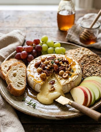 Baked Brie with Honey Nuts