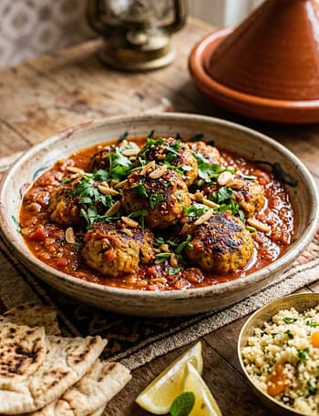 Moroccan Spiced Lamb Meatballs