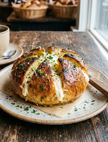 Korean Cream Cheese Garlic Bread 1