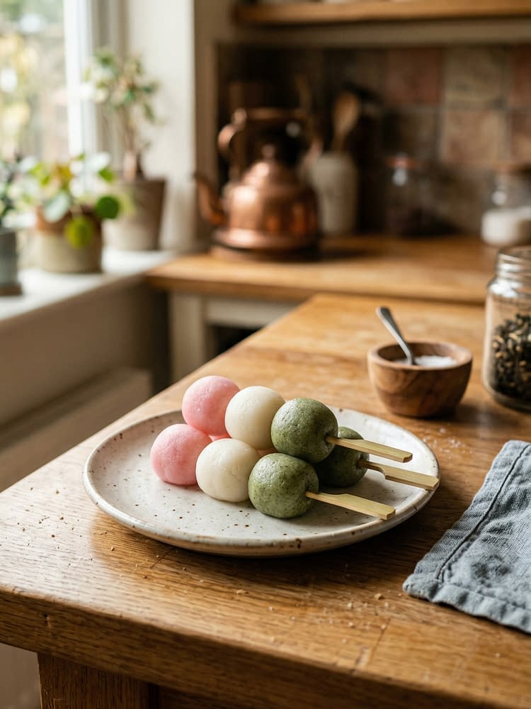 Hanami Dango RecipeJapanese Spring Festival Sweet Dumplings